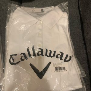 White Callaway Golf Polo